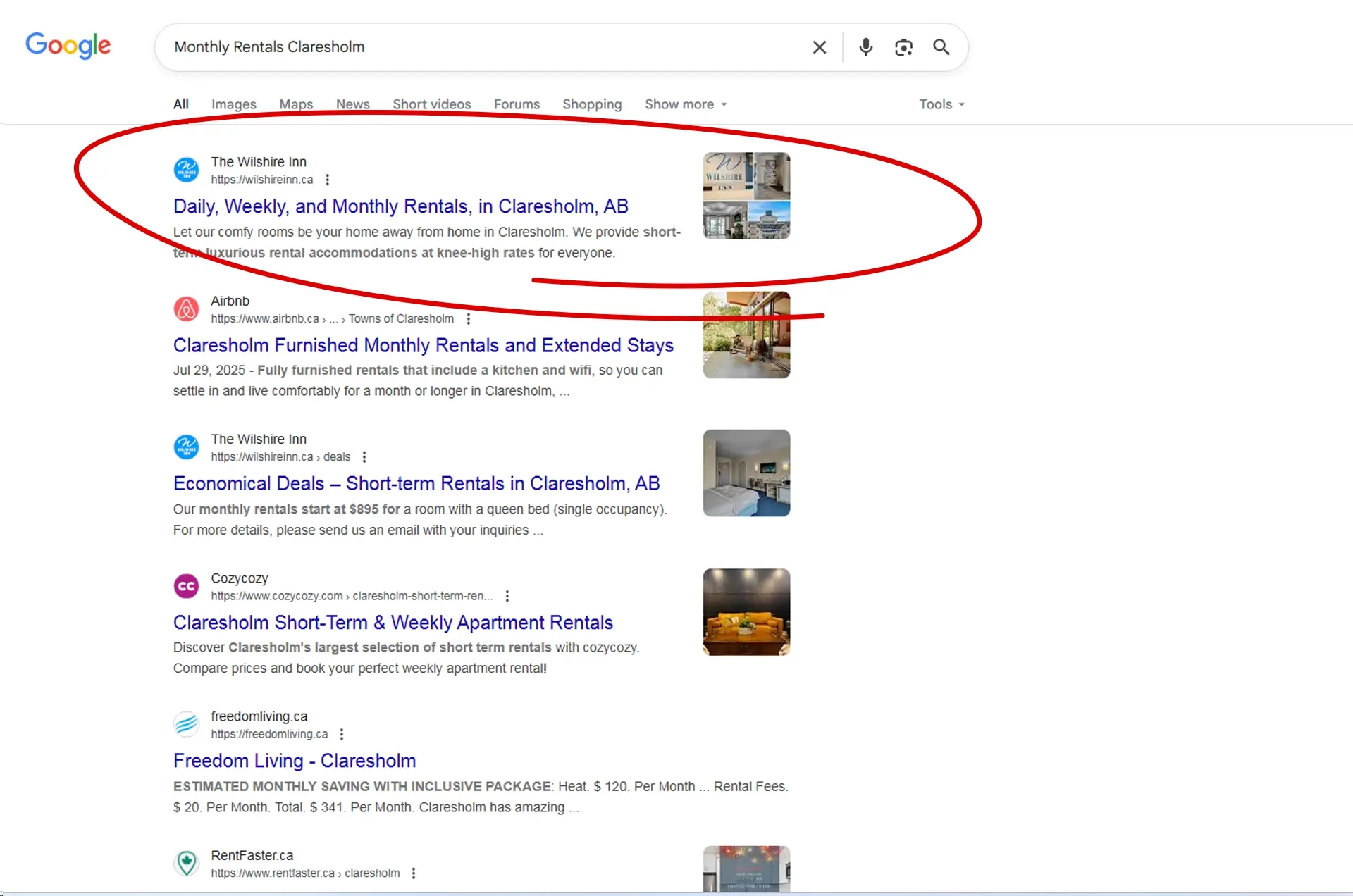 Wilshire Inn Increased Online Bookings and Visibility with SEO